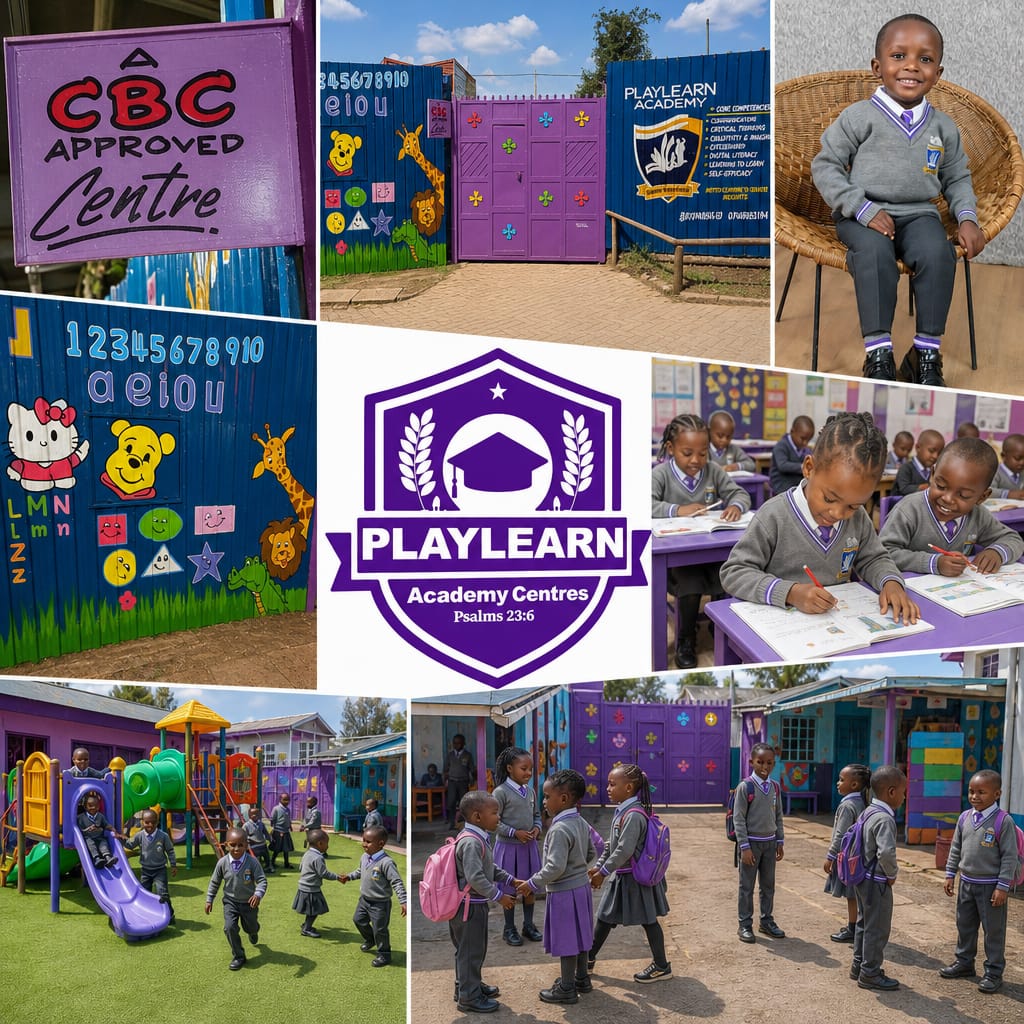 Pre-school learners at Playlearn